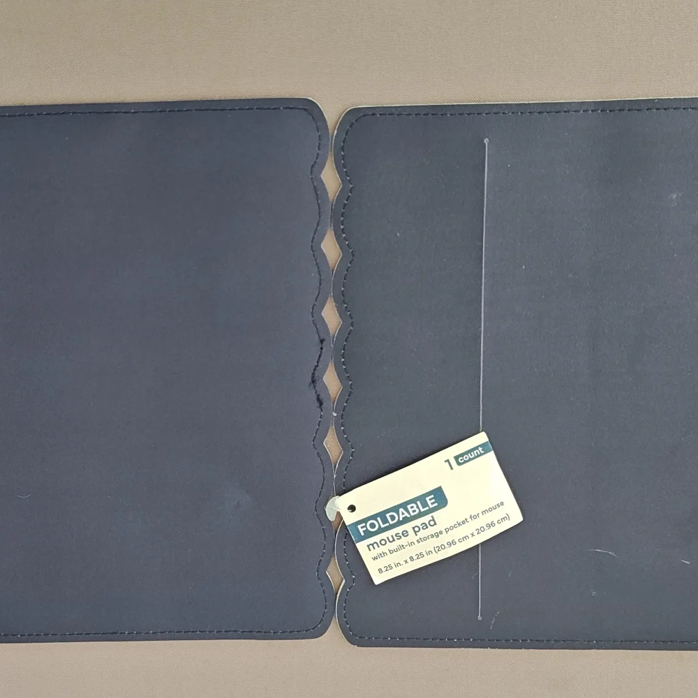 Foldable Mouse Pads Set - Navy and White